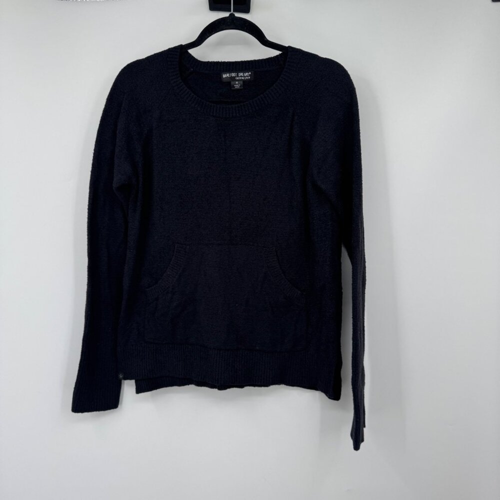 Barefoot Dreams crewneck sweater with a kangaroo pocket womans size medium